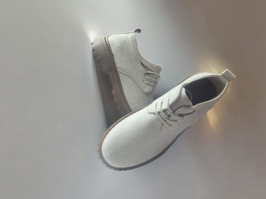 Faux Suede Derby Shoes